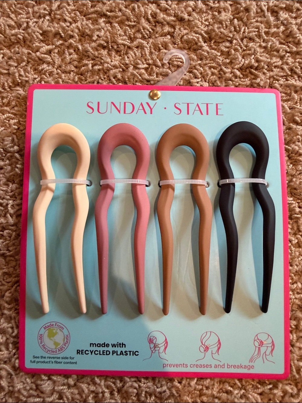 Womens hair accessory Set - Neutral Multi (4-Pack)